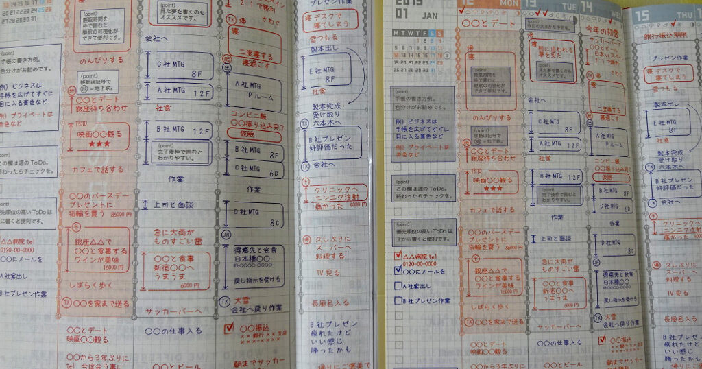 2015年の手帳はジブン手帳にしました！